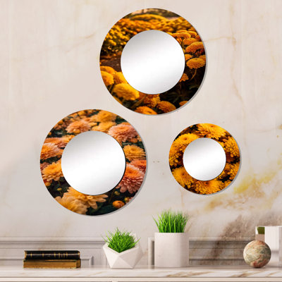 Dualta Metal Round Mirror