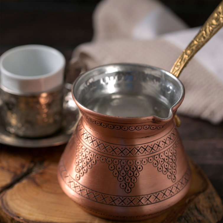 Turkish Coffee Set Copper Coffee Pot Arabic Coffee Set 