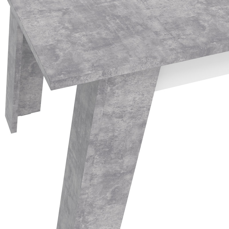 Karlin Extendable Dining Table, Oak/White