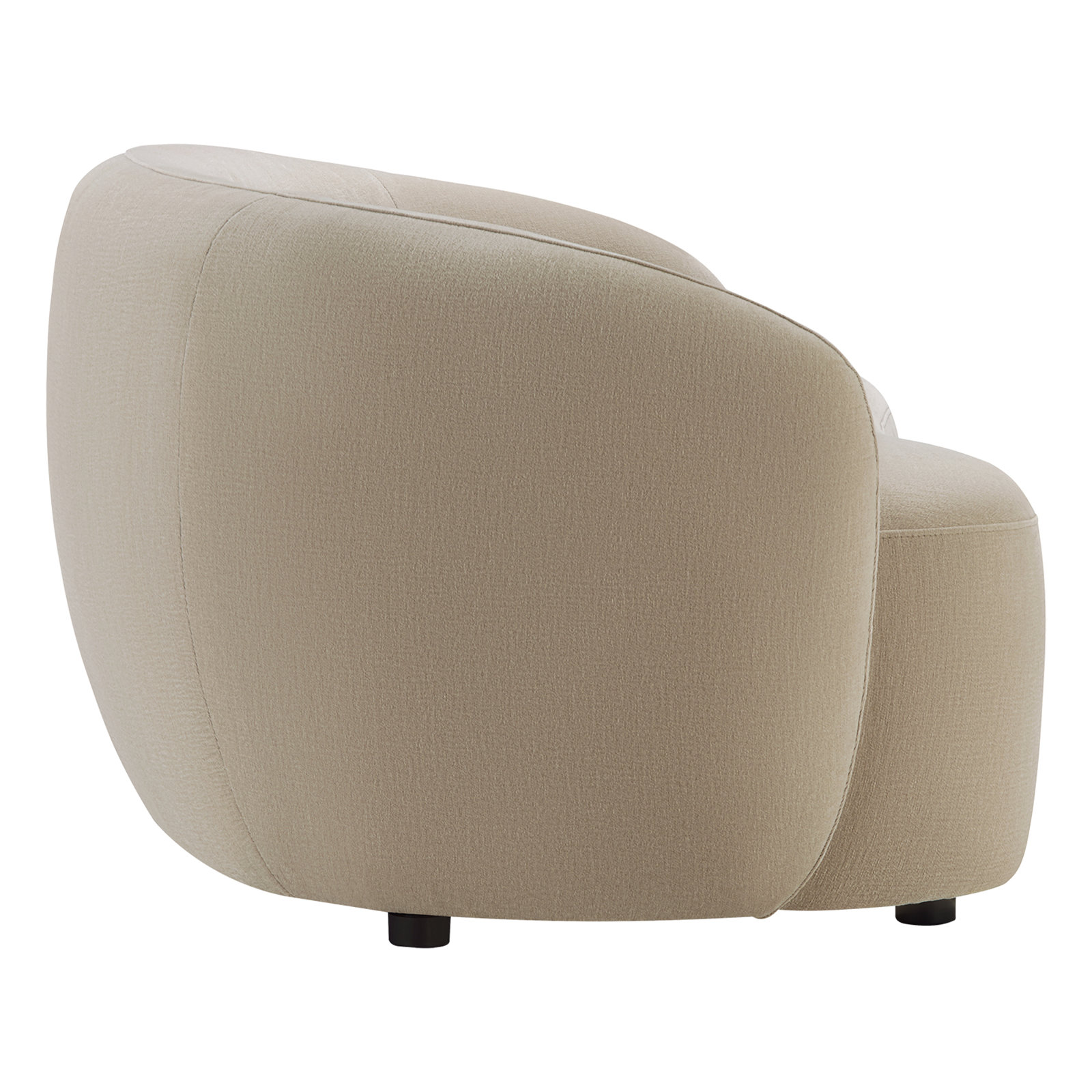 Amadora 90" Upholstered Sofa, Capri Wicker Chenille