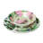 Garden Path 12-Piece Melamine Dinnerware Set – Elegant Hydrangea Floral Design – Service for 4 with Durable, Lightweight, and Dishwasher-Safe Plates & Bowls for Cottage & Outdoor Dining