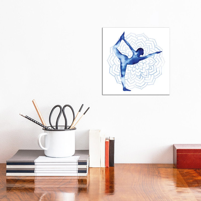Yoga Flow I by Grace Popp - Wrapped Canvas Print, 30.48 cm H x 30.48 cm W
