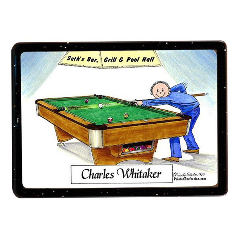 Billard personnalisé, joueur de billard - aimant en acrylique pour homme - excellent cadeau!, Oui