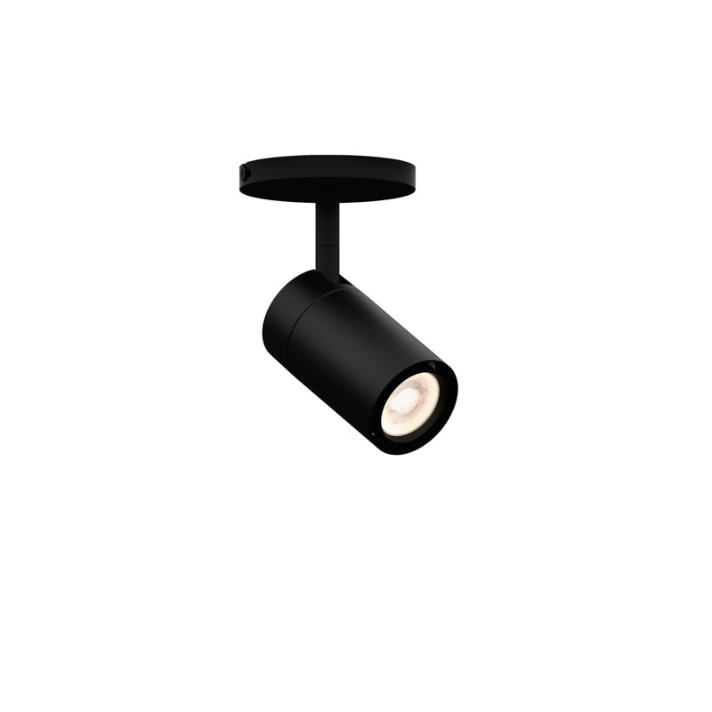 Projecteur monopoint à DEL GX 15 - coupable sur le terrain, Noir, 3000 K