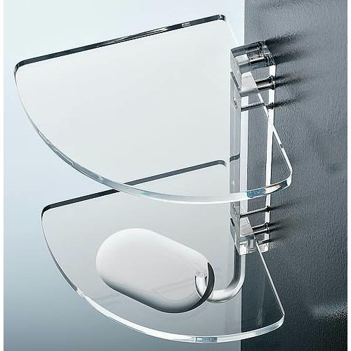 Corner Drill / Screw Shower Caddy, Two