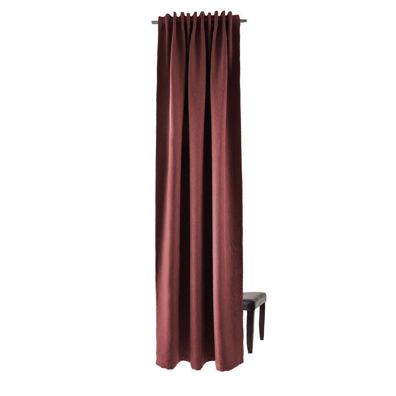 Lockmoor Room Darkening Curtain, Red
