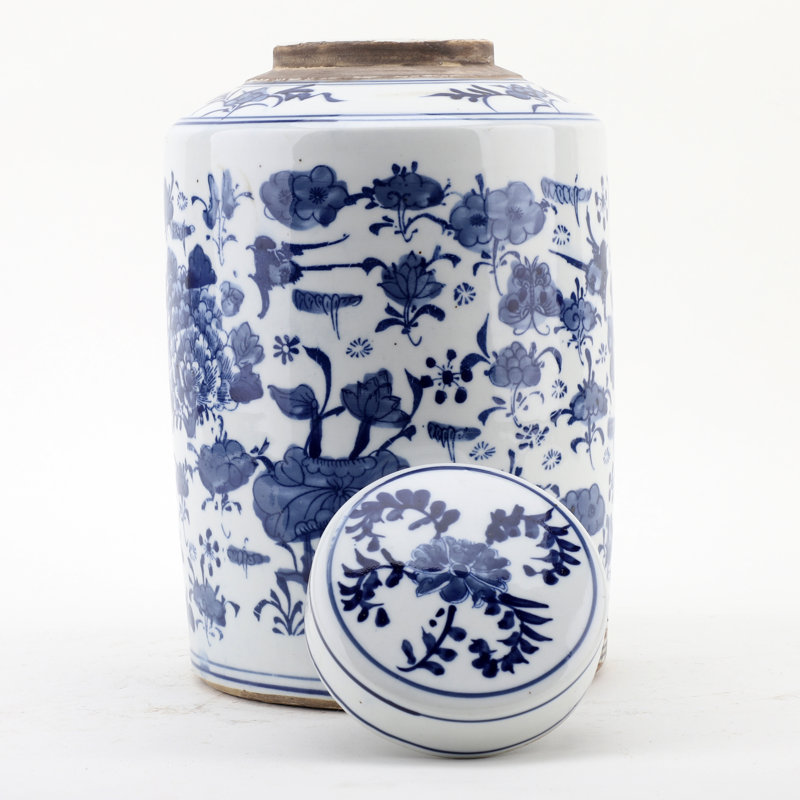 Handmade Porcelain China Ginger Jar