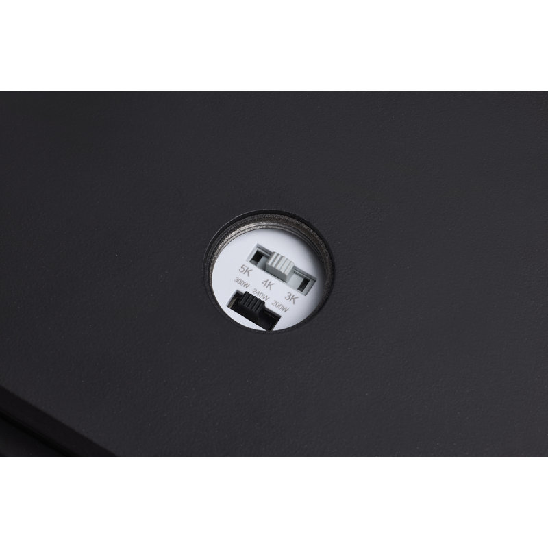 Éclairage à DEL 300/240/200 watts sélectionnable 3K / 4K / 5K CCT Angle de faisceau sélectionnable bronze 120-277 Volt
