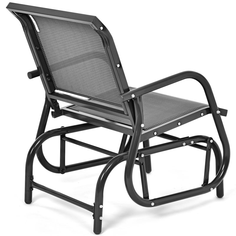 Beata Steel Outdoor Chair, Black