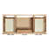 Thornaby 49'' Solid Wood Single Bathroom Vanity with 1.5'' White Quartz Top, Oval Sink