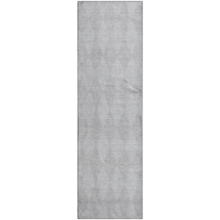 Premium Machine Washable Cerrito AMF578 Pewter Rug