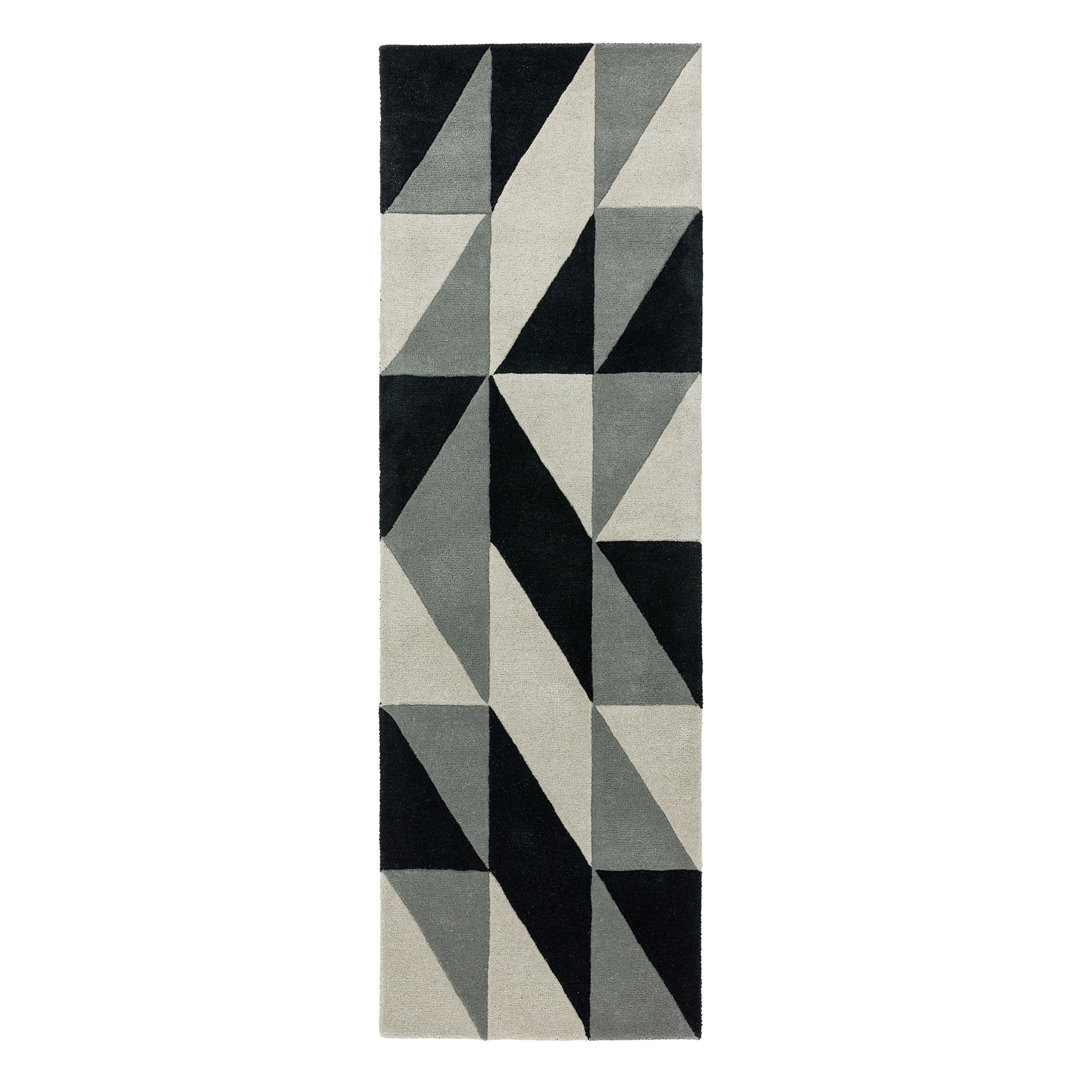 Jessamine Hand Tufted Wool Black/Grey Rug