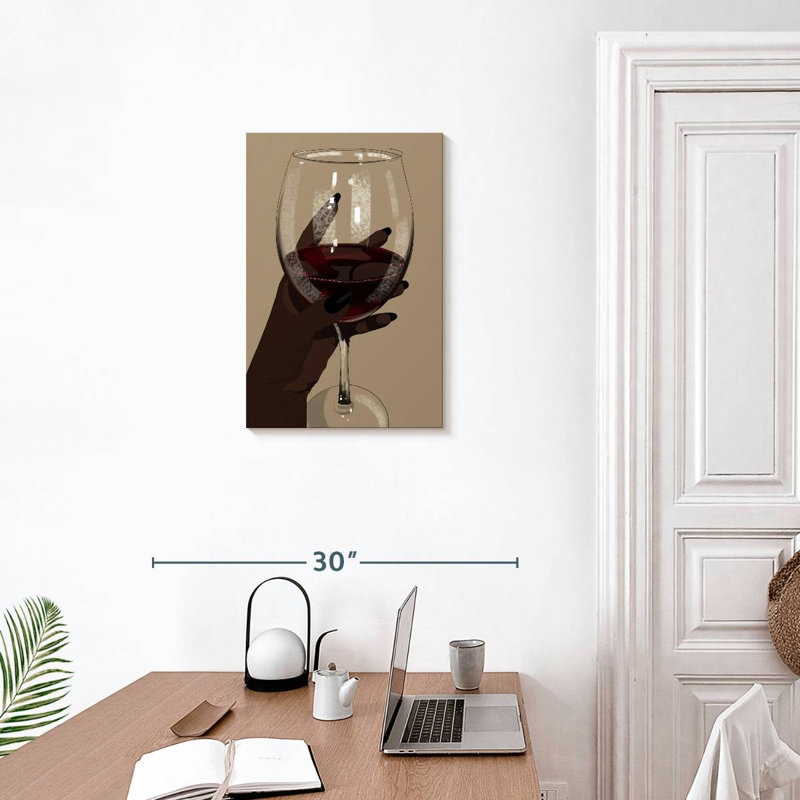 Yarlin Pour Me A Glass, 24" H x 16" W