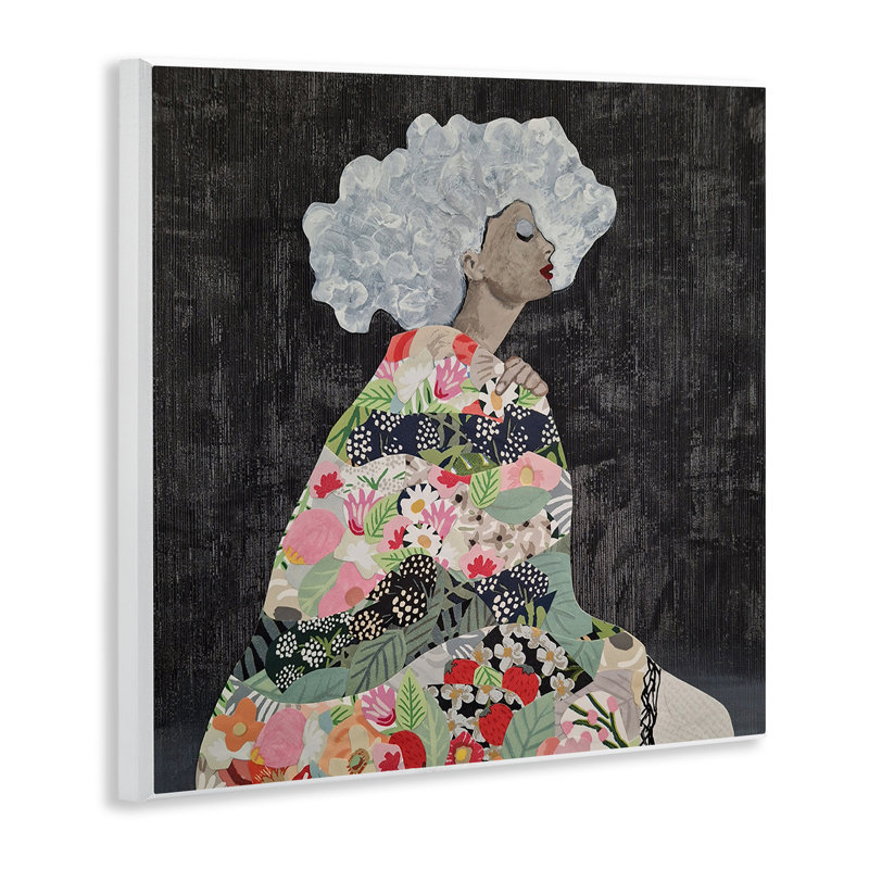 Art floral sur bois par Coco Good