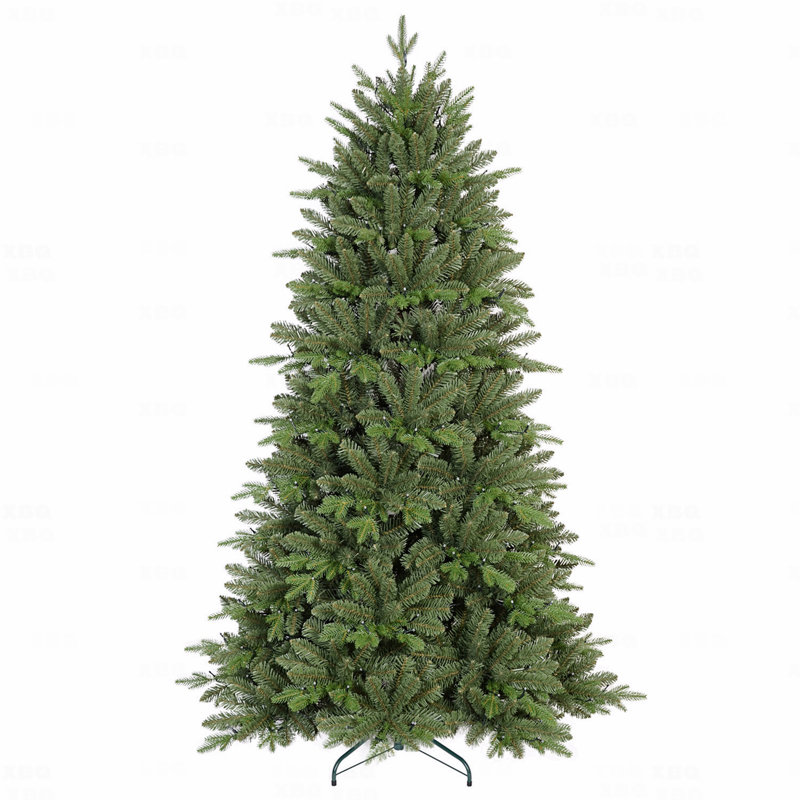 Arbre de Noël artificiel illuminé 7 pi, 340 lumières DEL RVB, installation facile, 2126 pointes en PE / PVC, 50 fonctions, arbre de Noël multicolore