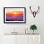 Sunrise over Bali in Abstract - Picture Frame Graphic Art Print-55724188-55724187
