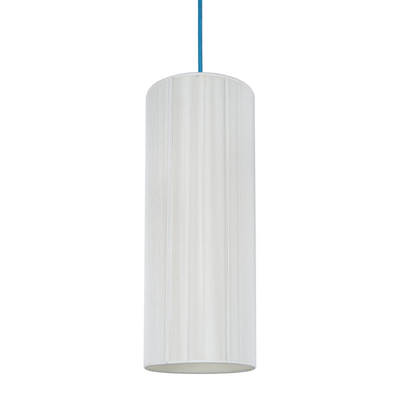 Kaylien 1 - Light Single Pendant, Blue, 17.5" H x 6.5" W x 6.5" D