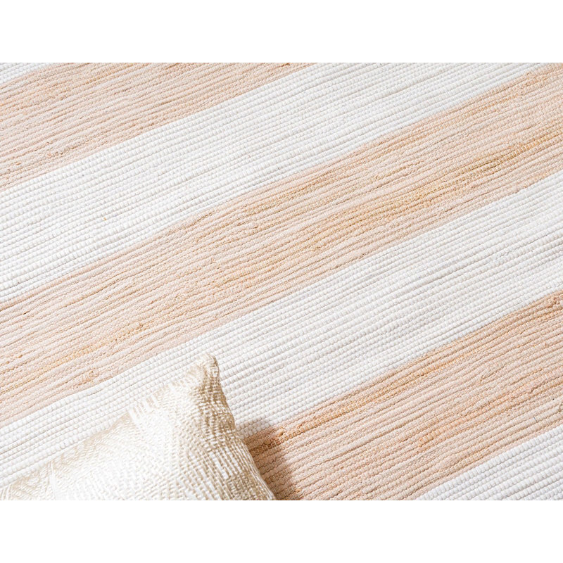Carlotta Cotton Striped Indoor Rug, Rectangle 8' x 10'