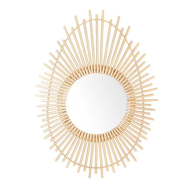 Ellianna Metal Flat Wall Mirror