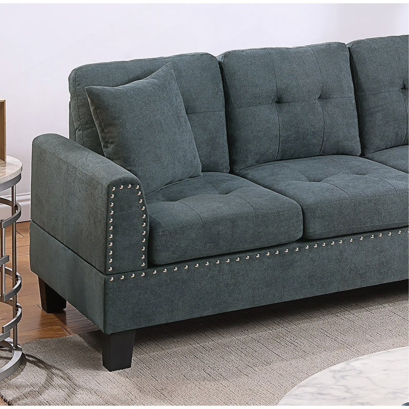 Ensemble de canapé modulaire 2 pièces Living Room Furniture, Noir