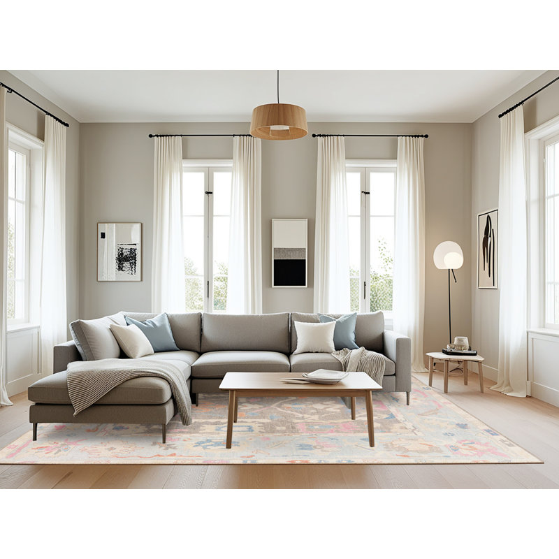 Tapis abstrait moderne 4342, Rectangle 8 pi x 12 pi