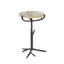 Twig Glass Pedestal End Table