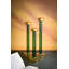 Bougeoir en verre Montana - jaune et vert moyen-121711340-121711339