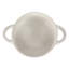Gibson Elite Earlhart 2 Piece 6 Inch Ribbed Stoneware Soup Bowl Set with Handles in White