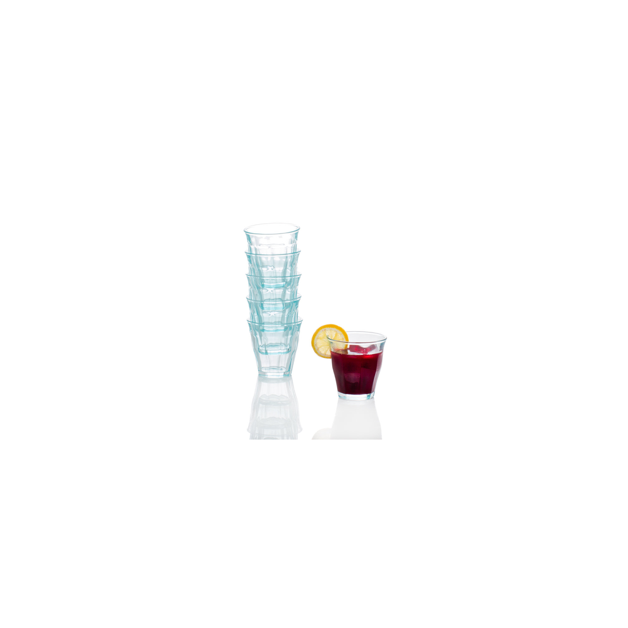 Veruca 6oz. Glass Drinking Glass Glassware, Blue