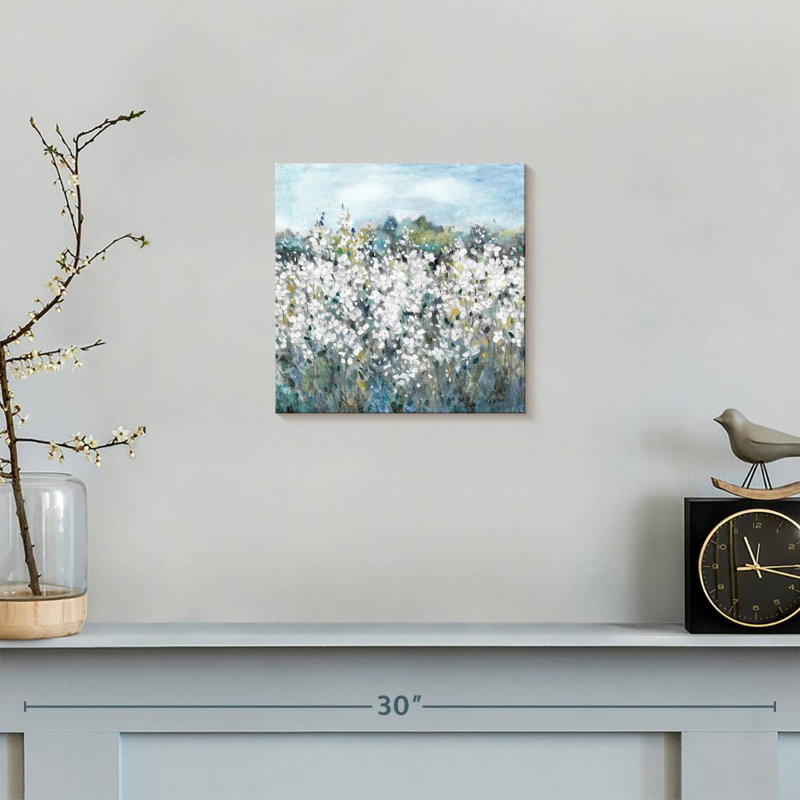 Fields In Bloom, 10" H x 10" W