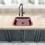 Brightwork 17 in. L Undermount and Drop-In Single Basin Kitchen Sink