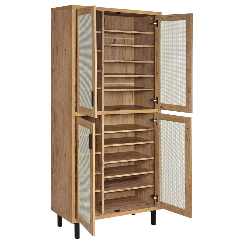 Armoire de rangement pour chaussures 4 portes
