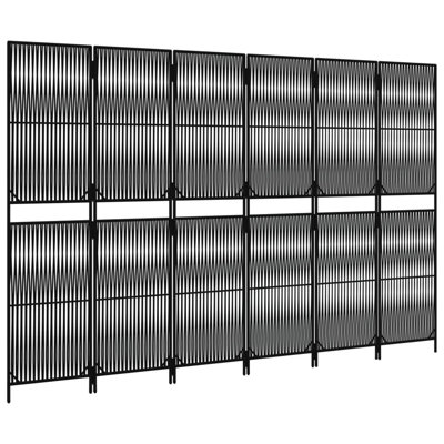 Room Divider 6 Panels Poly Rattan by Arlmont & Co.