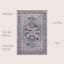 Tapis bleu / crème Sarok Ornate Medallion-1864440631