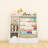 Kreena 37.17"H x 33.46"W 4 Tier Book Display Bookcase Bookshelf with Storage Organizer-1119459572