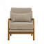 Chaise longue en bois avec revêtement Nubby-132005858