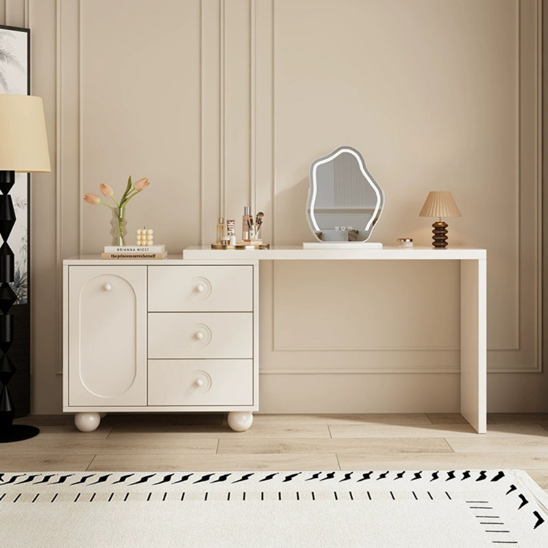 Coiffeuse, Blanc cassé / blanc