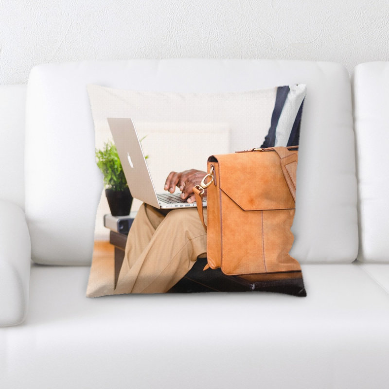 Coussin décoratif sac