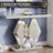 47.24" Mirrored Console Table With Acrylic Diamonds, Silver Sofa Table For Entryway