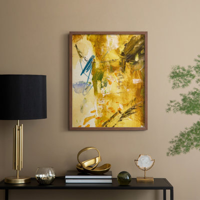 Blazing Rays I Framed Print - Solid Wood