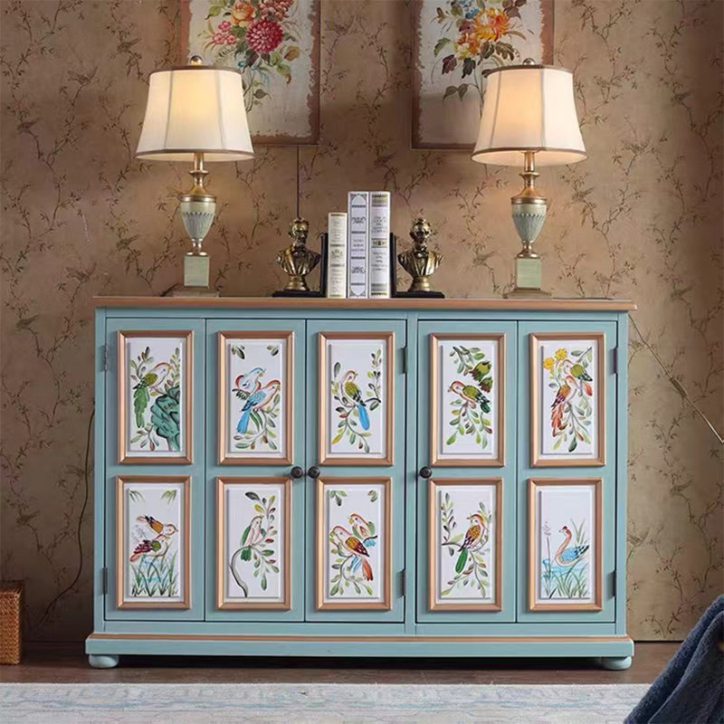 24 Pair Shoe cabinet, Blue