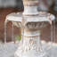 Fontaine de jardin extérieure autoportante à 3 niveaux 47 po Ophelia & Co., céramique, beige