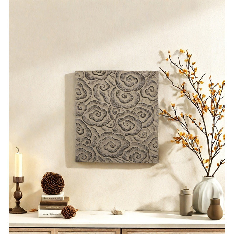 Décoration murale rétro, motif de nuage propice