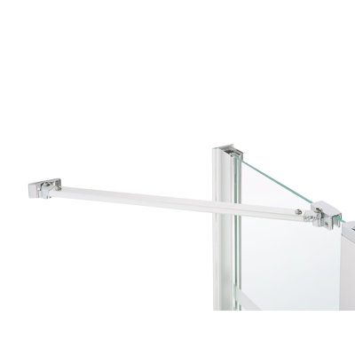 Altadena Framed Tub Door with Pattern Glass