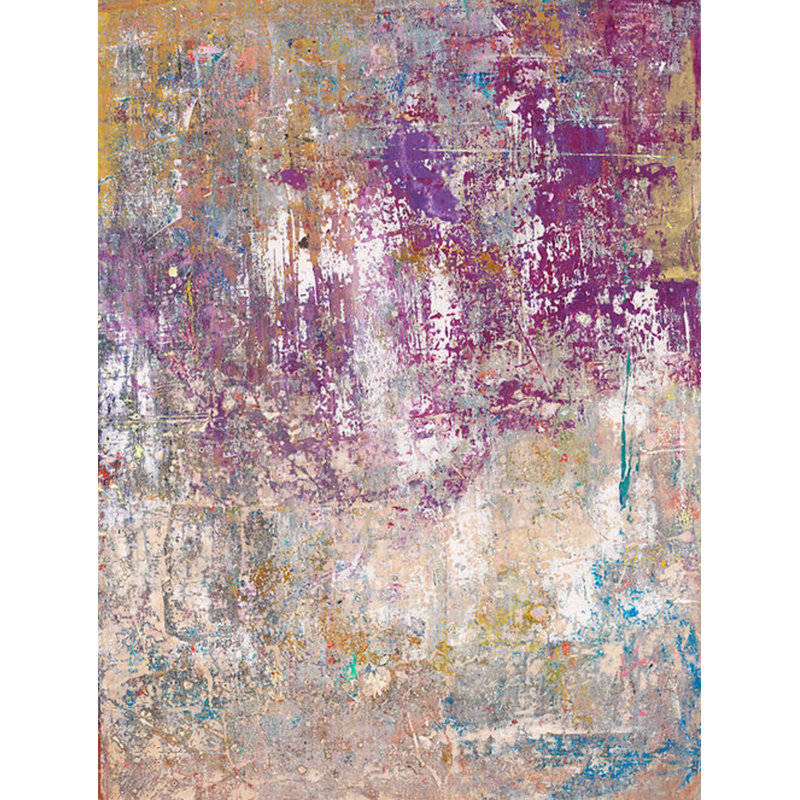 Scent Of Lavender Painting, Black Framed
