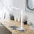 OttLite Emerge LED Sanitizing Desk Lamp USB Sanitizes Your Work Space Touch Activated, Flexible Neck