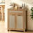 Rattan Sideboard Buffet Cabinet