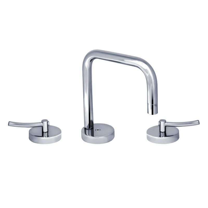 Metrohaus 2-handle Bathroom Faucet with Drain Assembly, Polished Chrome