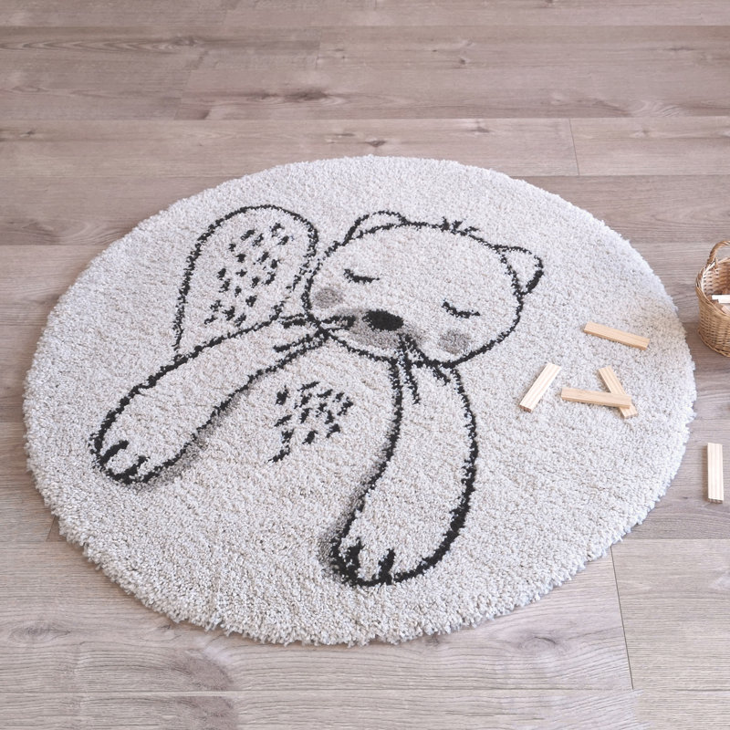 Sutton Tufted White/Black Rug
