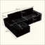 Canapé modulaire Cloud, canapé modulaire moderne avec assise profonde, canapé en velours côtelé sans méridienne avec méridienne en forme de L pour la chambre à coucher du salon, aucun assemblage requis-1575522004